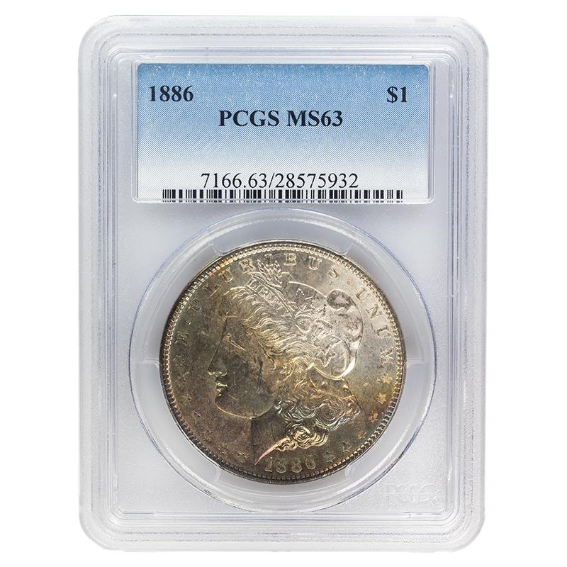 Generic Pre 1921 Morgan Silver Dollars PCGS/NGC MS 63 MS 63 