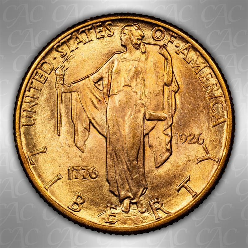 1926 Sesquicentennial $2.50 CACG MS 64