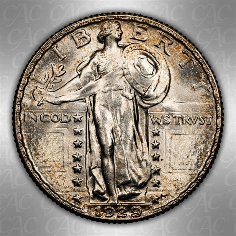 1929 25C CACG MS 65 FH 