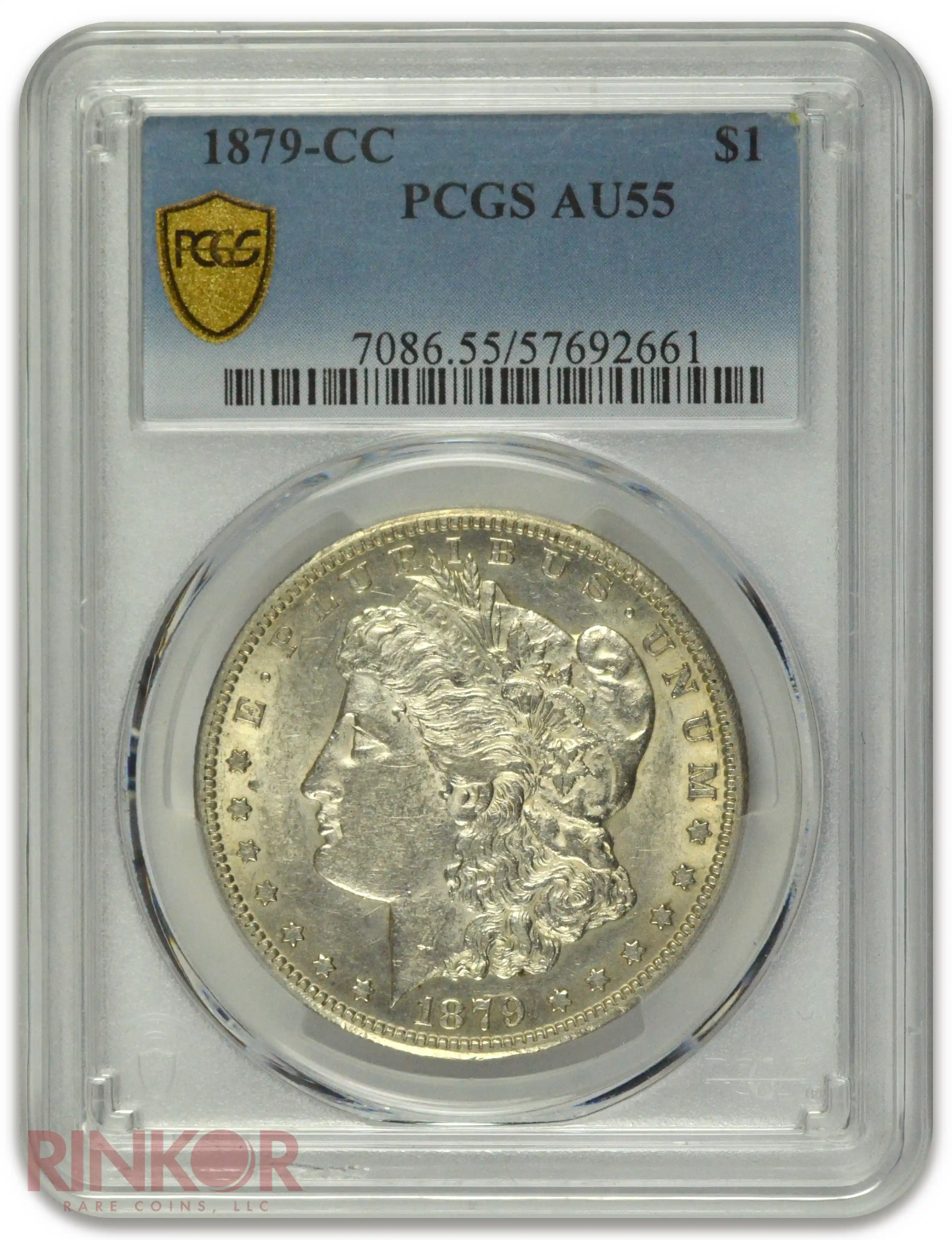 1879-CC $1 Morgan Dollar PCGS AU-55