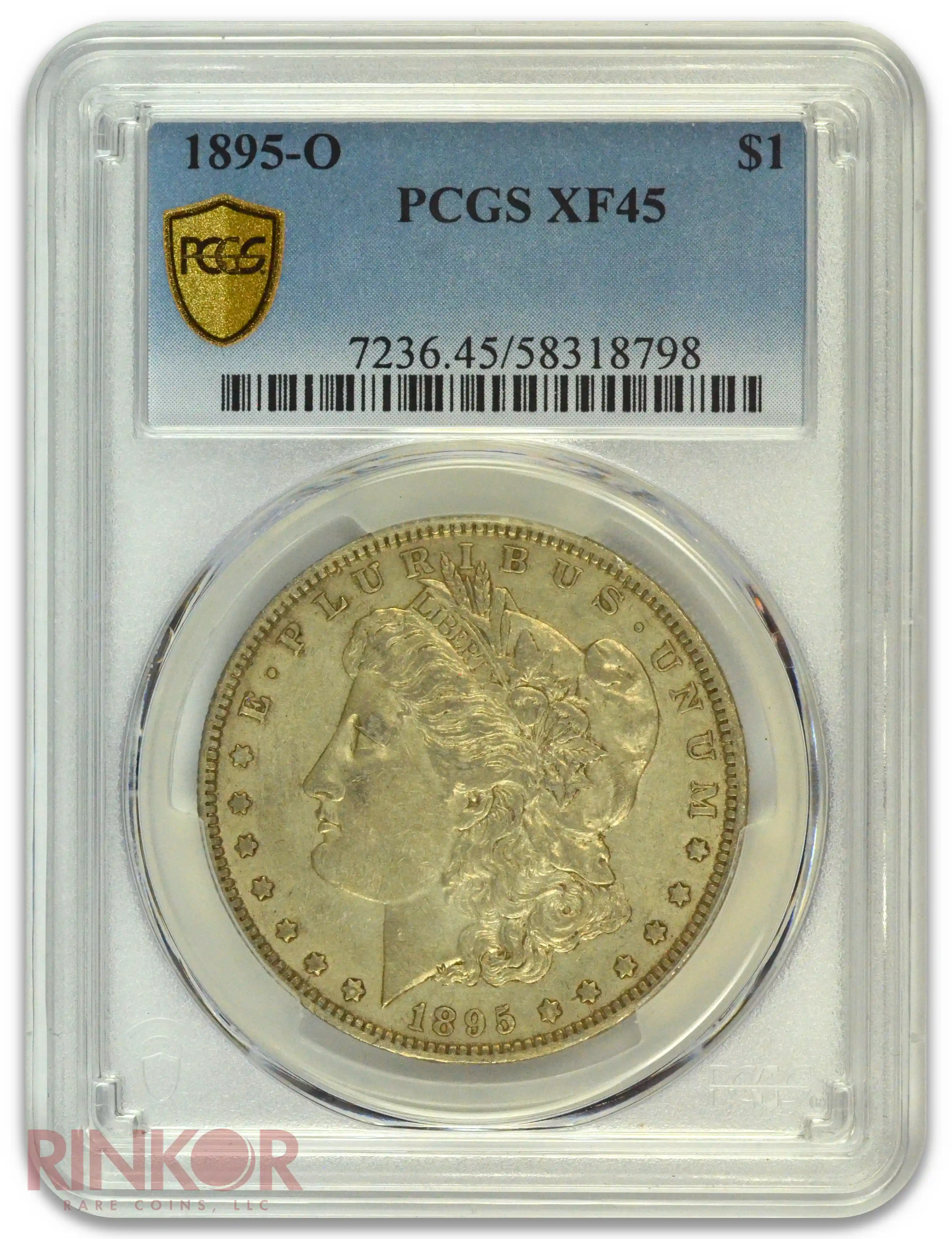 1895-O $1 Morgan Dollar PCGS XF-45