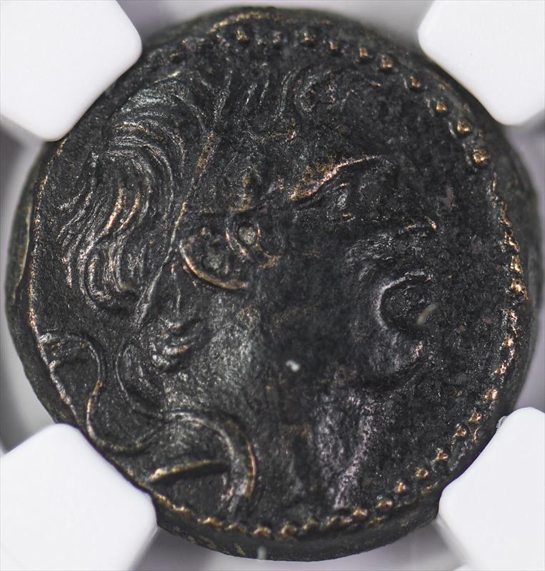 Seleucid Kingdom Demetrius I, 162-150 BC AE21 Tyre. Yr. 154 CH XF 