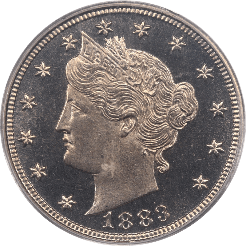 1883 Liberty V Nickel 5c PCGS PR65CAM - Lovely Coin