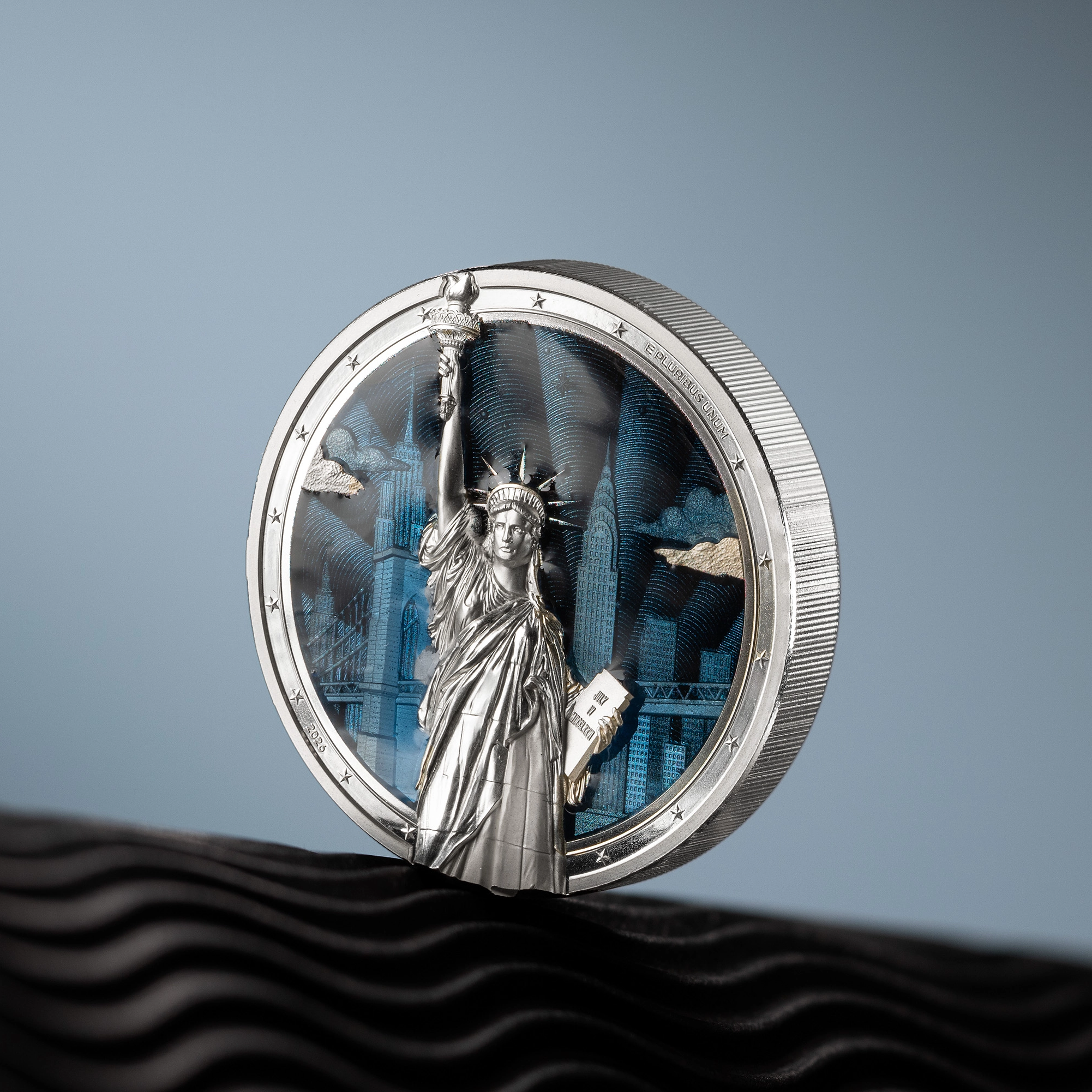 2026 Cook Islands Timeless Icons Statue of Liberty 2oz Silver Coin Ultra High Relief