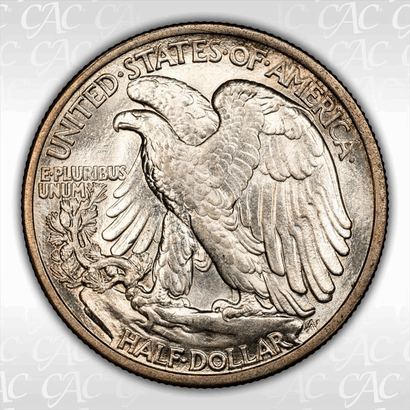 1916-D 50c CACG MS 64