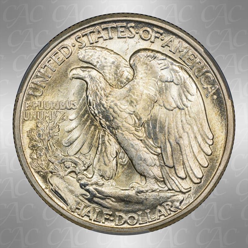 1946-D 50c CAC MS 67