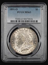 1891 O $1 PCGS MS63 MS63