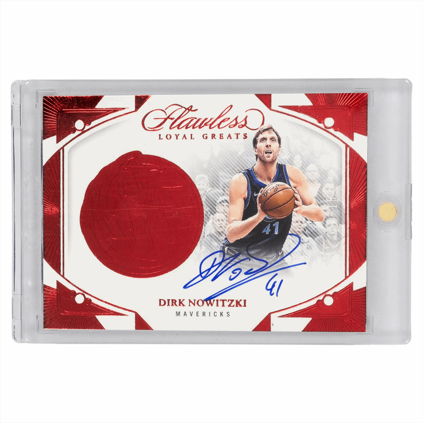 2023 Panini Flawless Flawless Legends Autographs Dirk Nowitzki #FLGDNW /15 