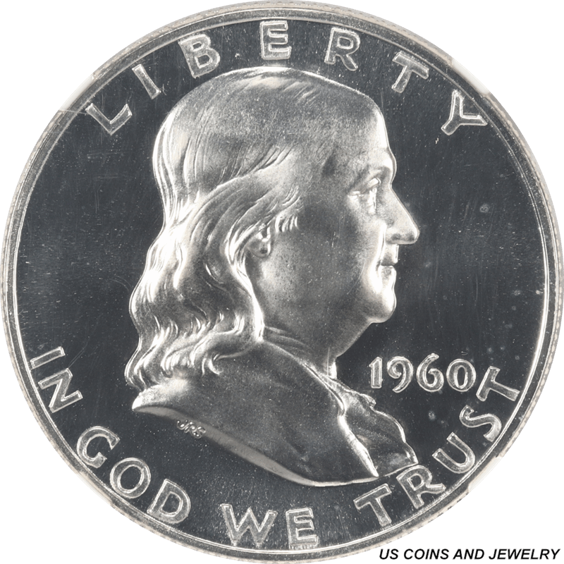 1960 Franklin Half Dollar Proof NGC  PF 69 Super White PQ+ Coin