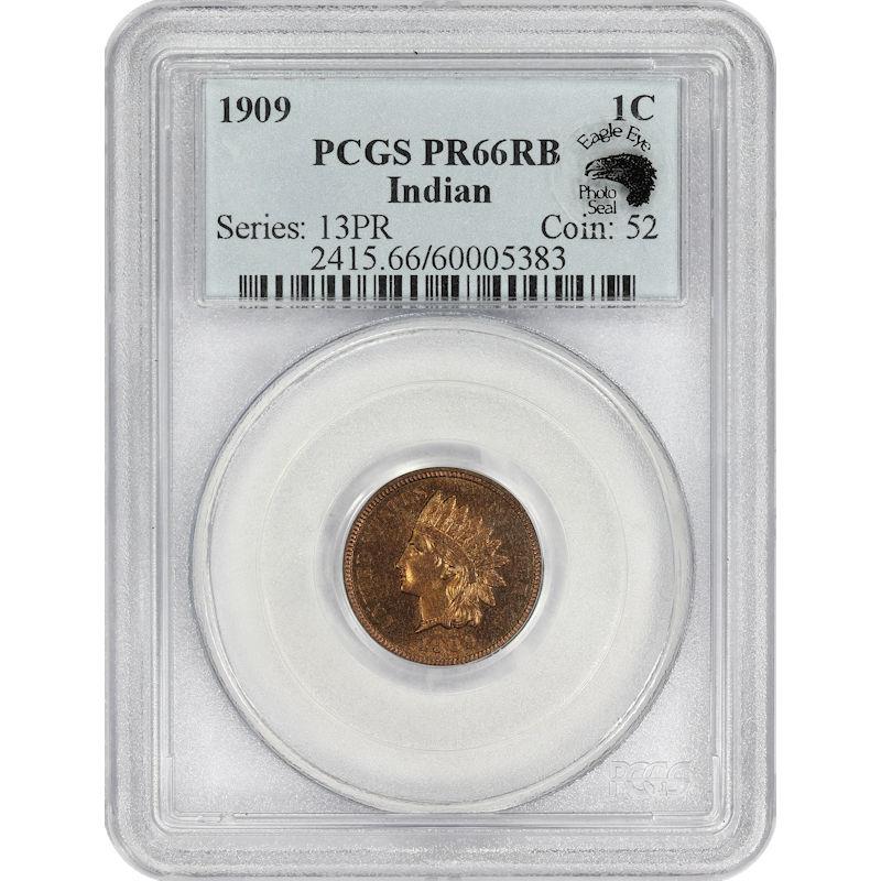 1 cent 1893 Red and Brown PCGS MS-64
