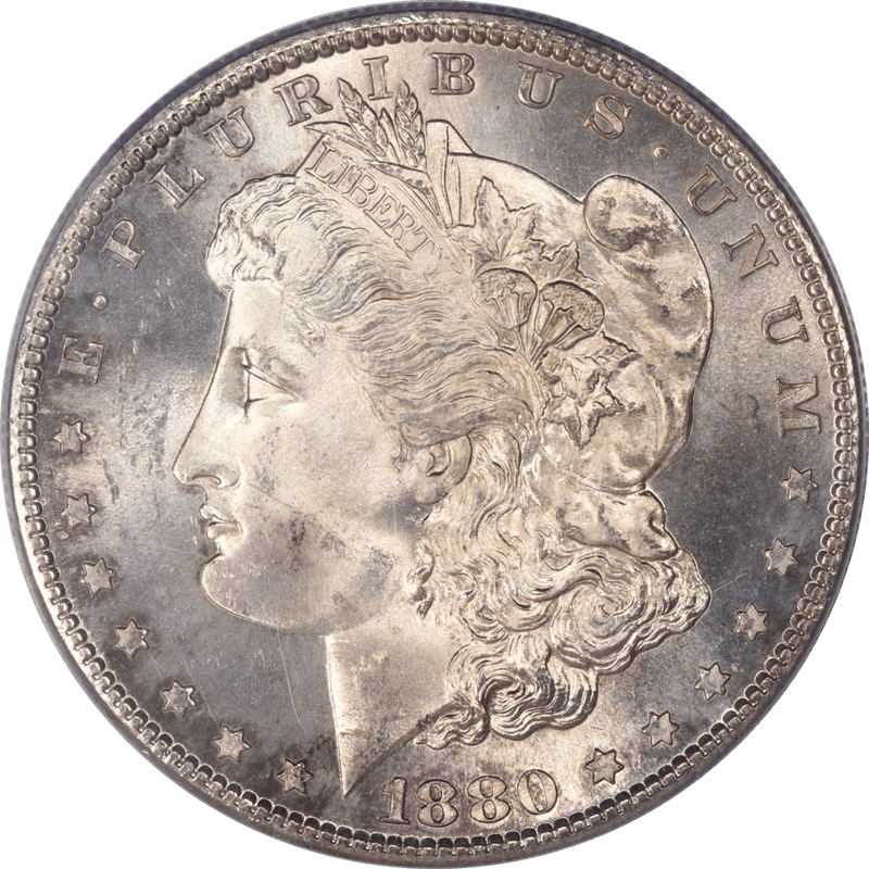 1880-S Morgan Silver Dollar $1 PCGS MS65