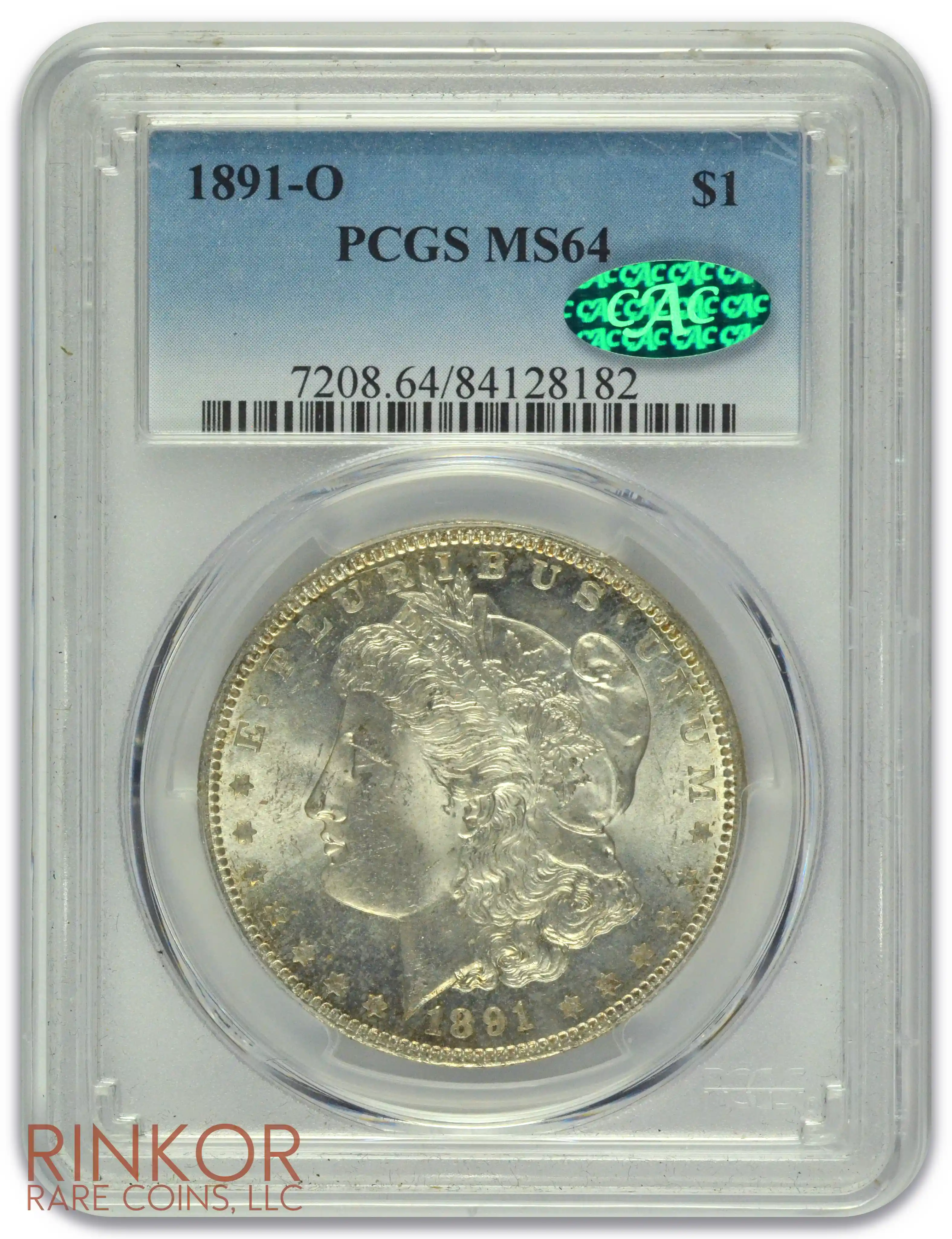 1891-O $1 PCGS MS 64 CAC