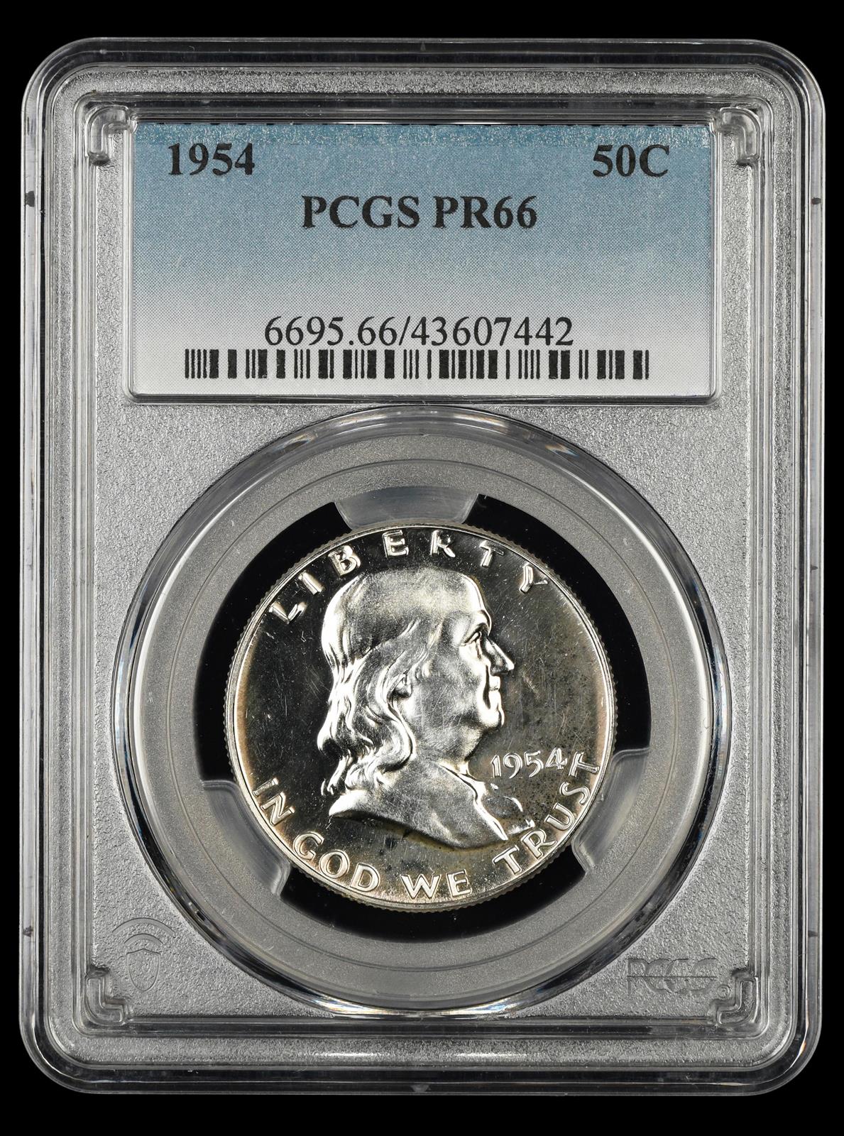 1954 Franklin Half Dollar PCGS PR66 PR66
