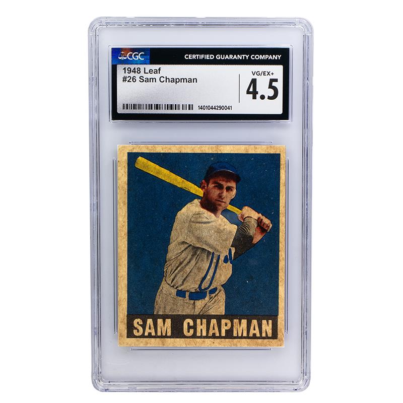 1948 Leaf Sam Chapman #26 CGC VG/EX+ 4.5 