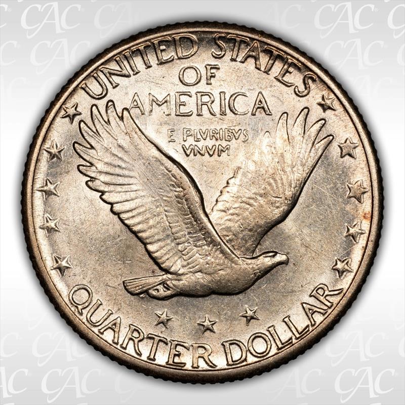 1923-S 25c CACG AU-58 WitterBrick