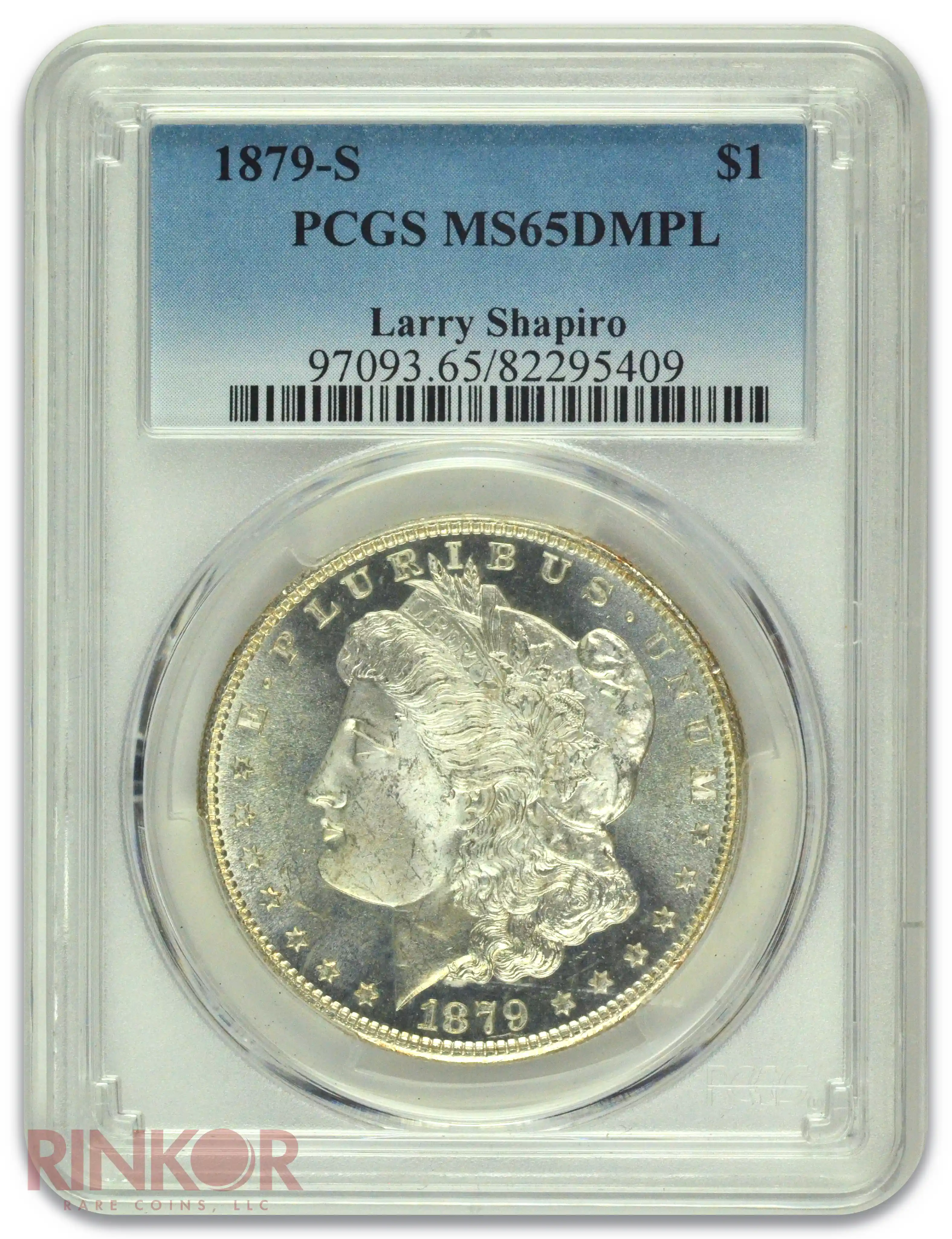 1879-S $1 Morgan Dollar PCGS MS 65 DMPL