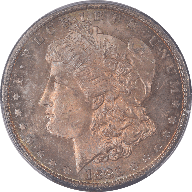 1881-S Morgan Silver Dollar $1 PCGS MS65 - Lustrous, PQ+