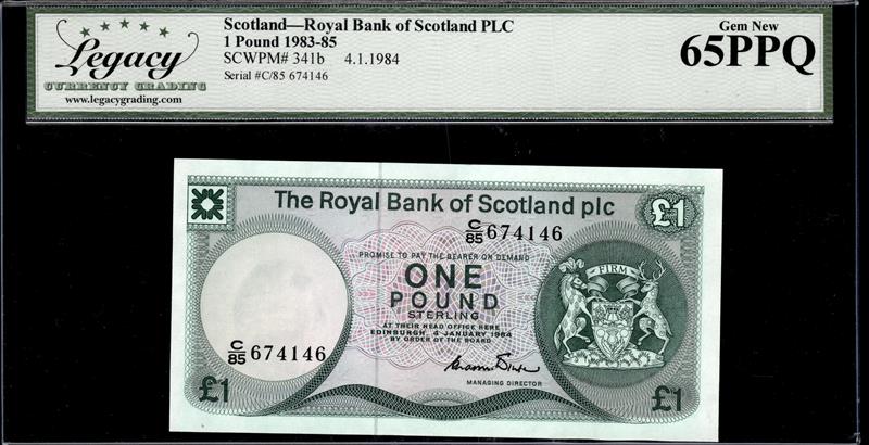 SCOTLAND ROYAL BANK OF SCOTLAND PLC 1 POUND 1983-85 
