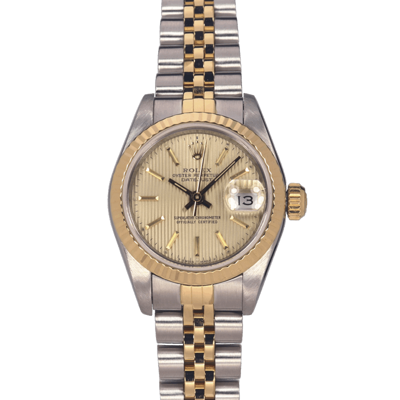 Rolex 26mm 1987 Ladies Datejust 69173 TT SS & 18K YG Campagne  Watch Only