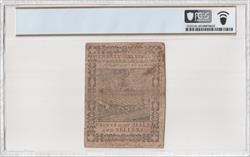 Fr. PA-169 Oct. 1, 1773 20s Colonial Currency Hall and Sellers PCGS XF45 