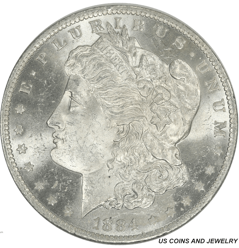 1884-O Morgan Silver Dollar Choice BU