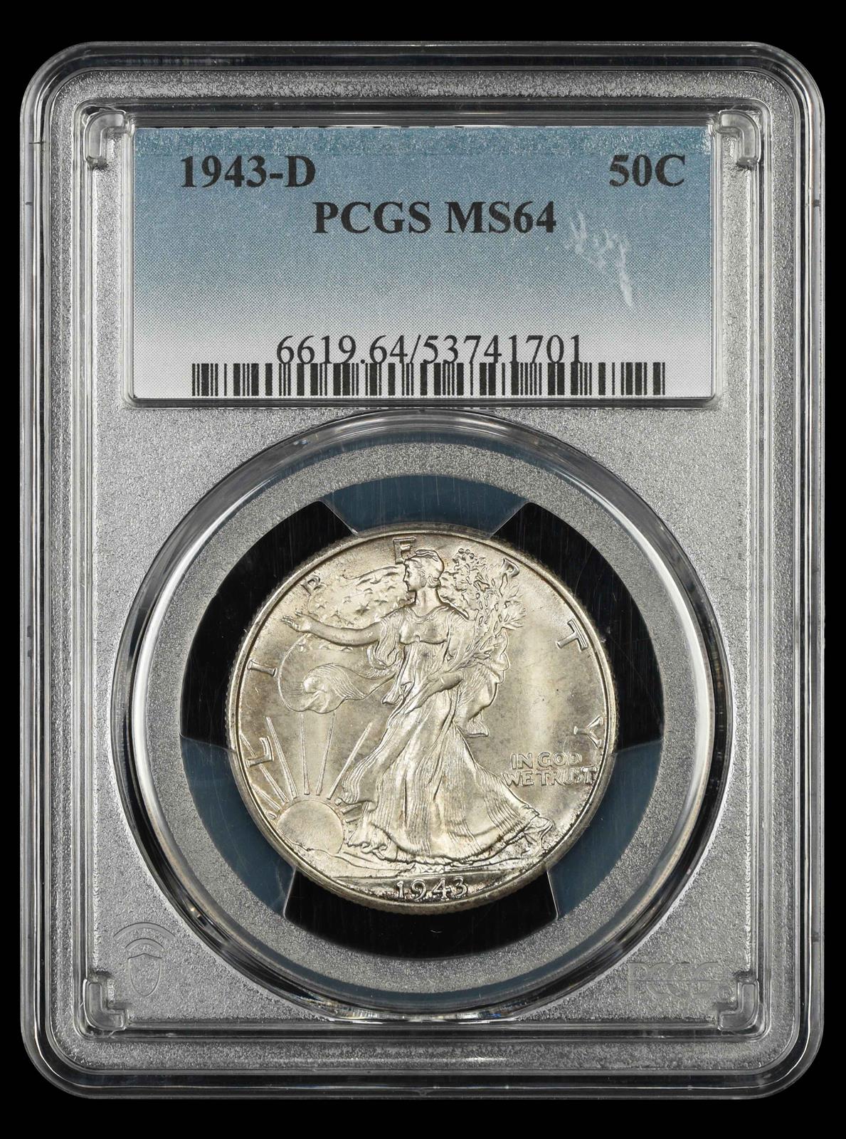1950 50C NGC MS 65