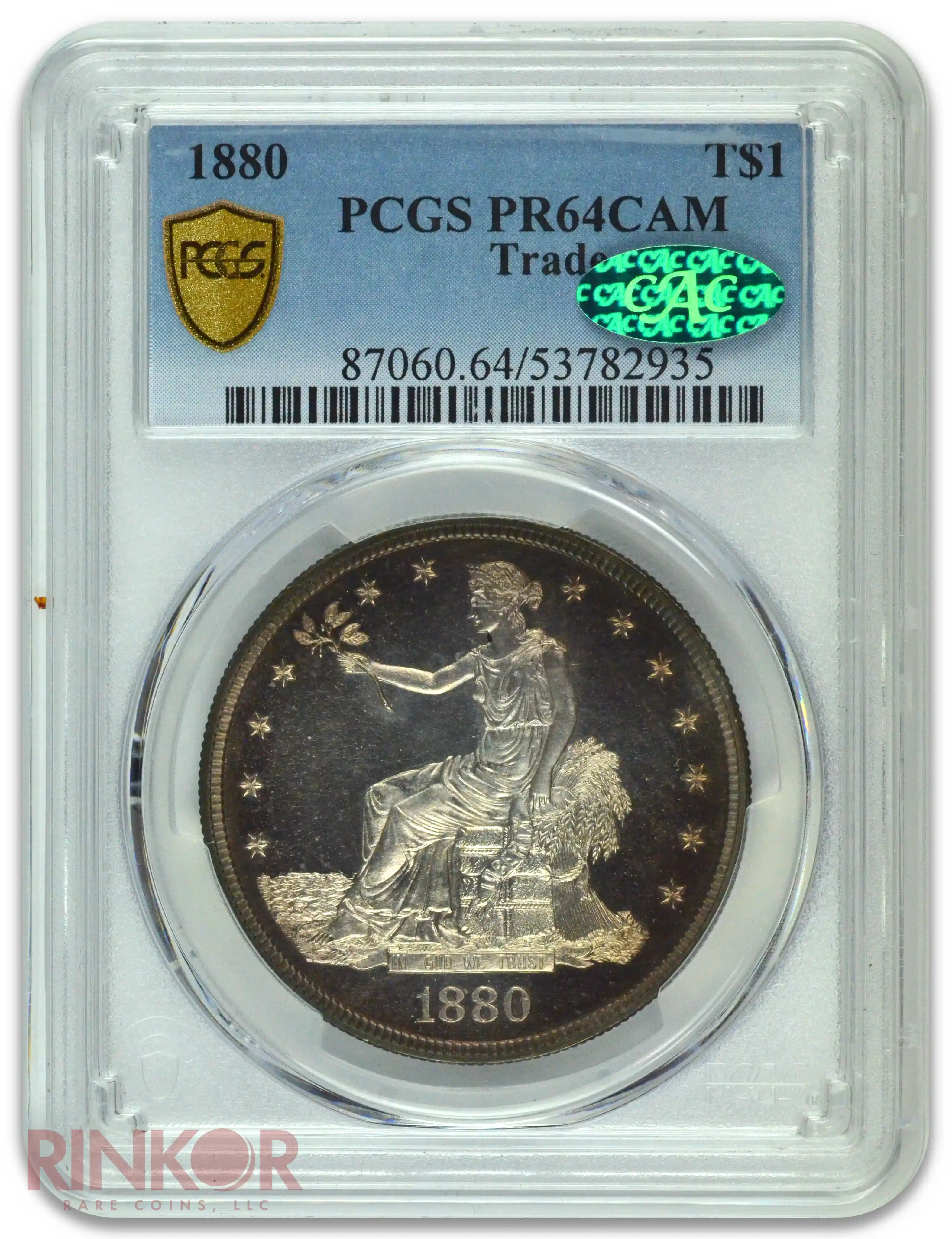1880 $1 Trade Dollar PCGS