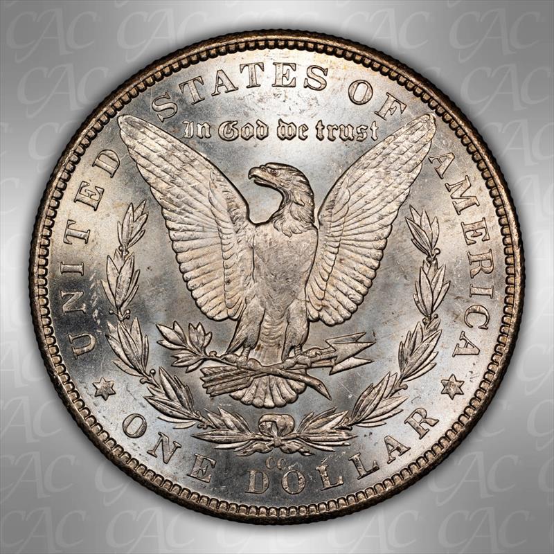 1882-CC S$1 CACG MS 66 