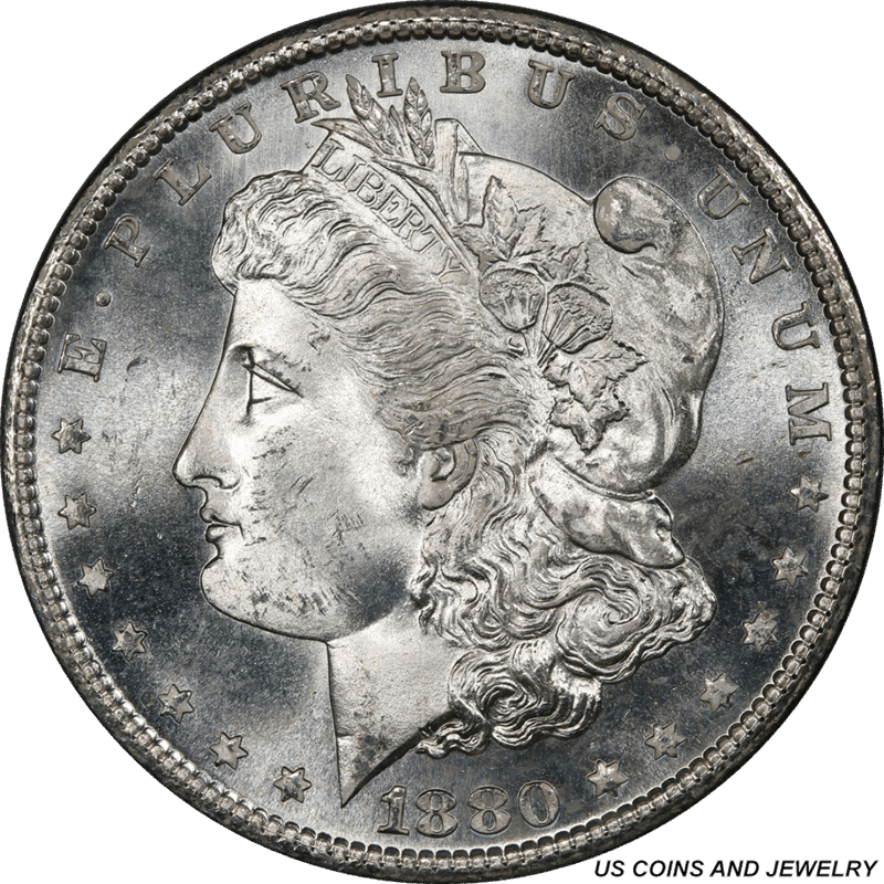 1880-S Morgan Silver Dollar, PCGS MS67 - Superb Gem