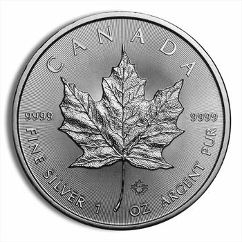 1 oz Canadian Silver Maple Leaf (Year Varies) image 2