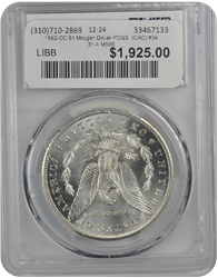 1882-CC $1 Morgan Dollar PCGS  (CAC) #3431-4 MS66