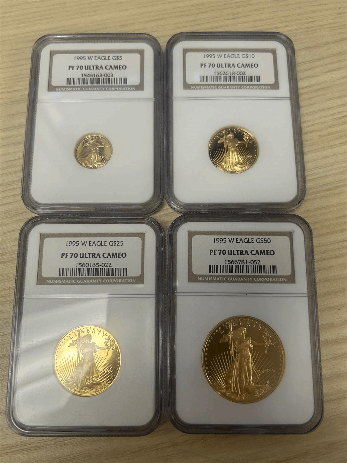 1995-gold-eagle-set-proof-ngc-pf-70