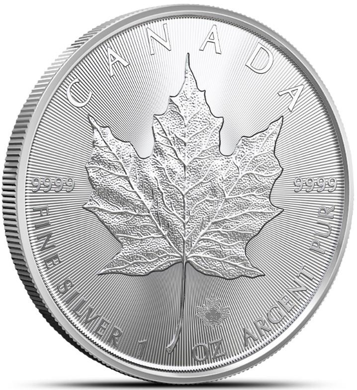 2024 $5 1oz. Canadian Silver Maple Leaf, BU