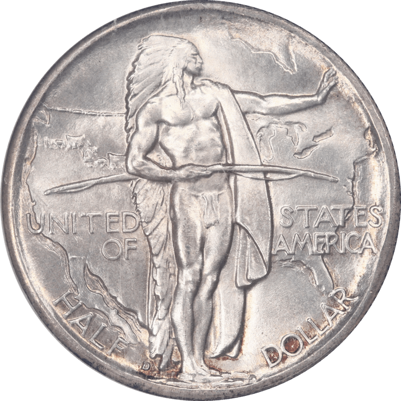 1937-D Oregon Half Dollar Commemorative 50c NGC MS 66 CAC - Nice Original Coin