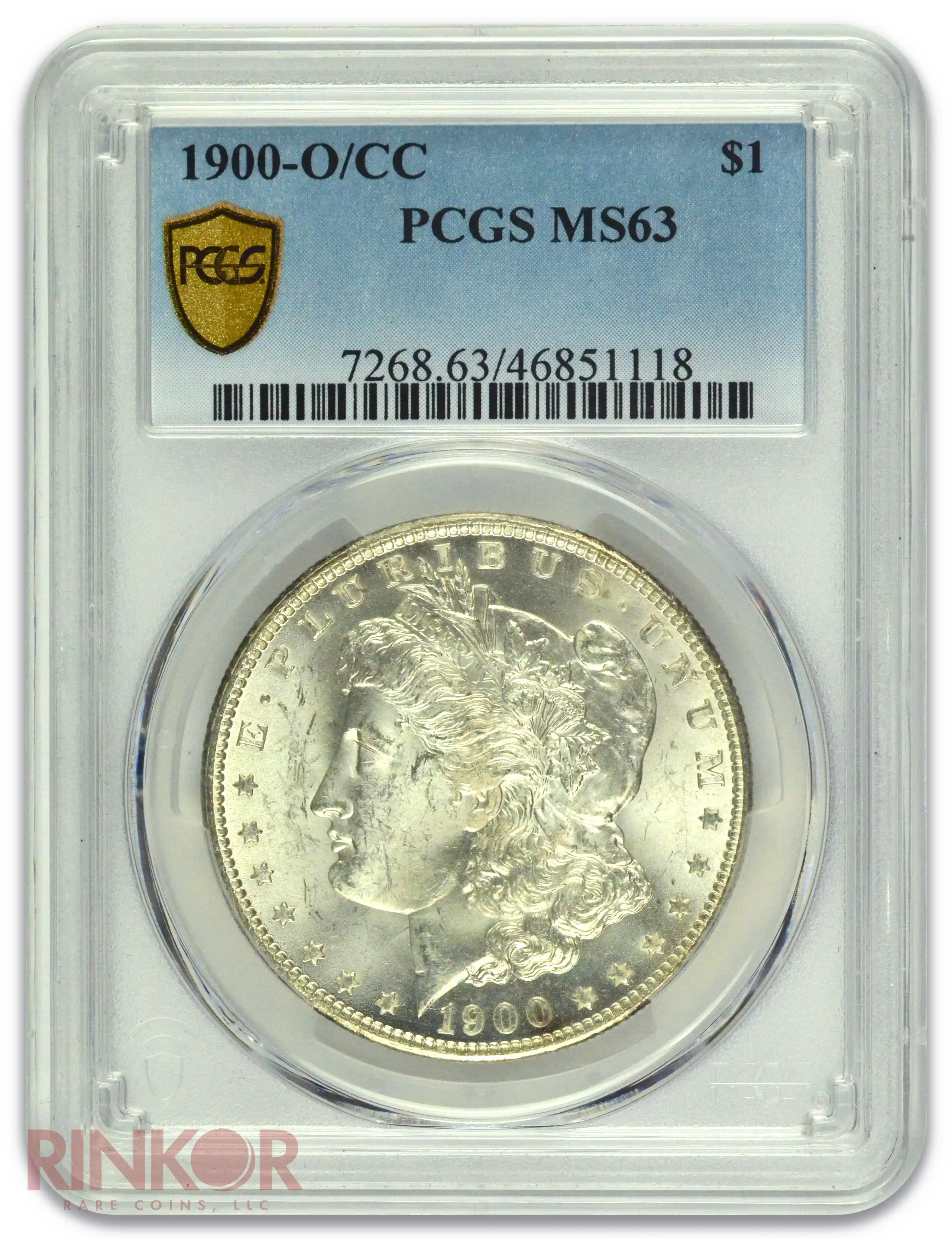 1900-O/CC $1 Morgan Dollar PCGS MS 63