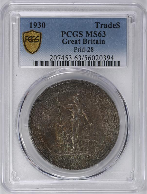1930 Great Britain Trade Dollar Prid-28 PCGS MS63 