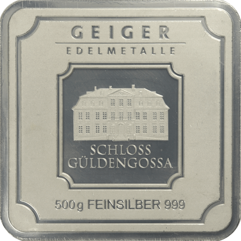 500g Geiger Silver Bars - Sealed-