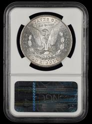 1884 S $1 NGC AU-58