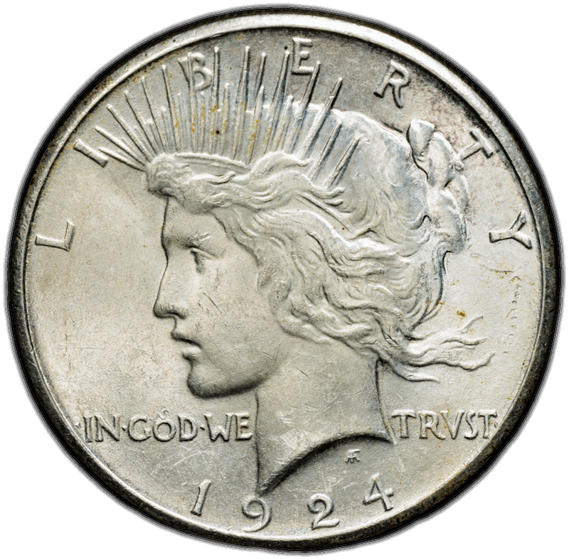 1924-S $1 PCGS MS 63 CAC