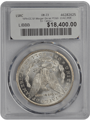 1879-CC $1 Morgan Dollar PCGS  (CAC) #3551-1 MS64+