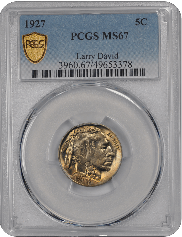 1927 Buffalo PCGS MS 67