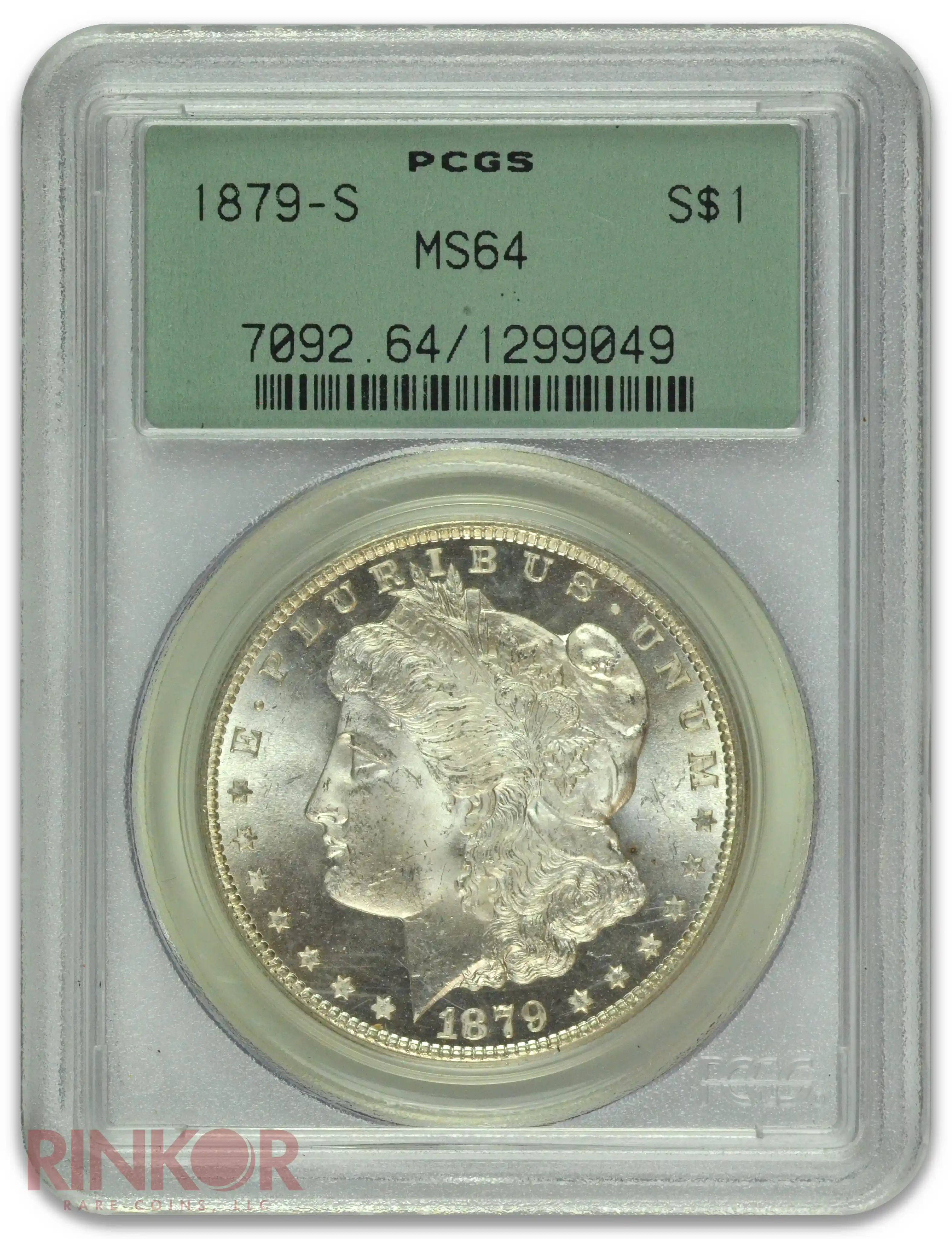 1879-S $1 Morgan Dollar PCGS MS 64