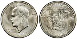 View 1972-S $1 Silver PCGS CAC MS68 image 1
