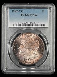 1882-CC $1 PCGS MS 62