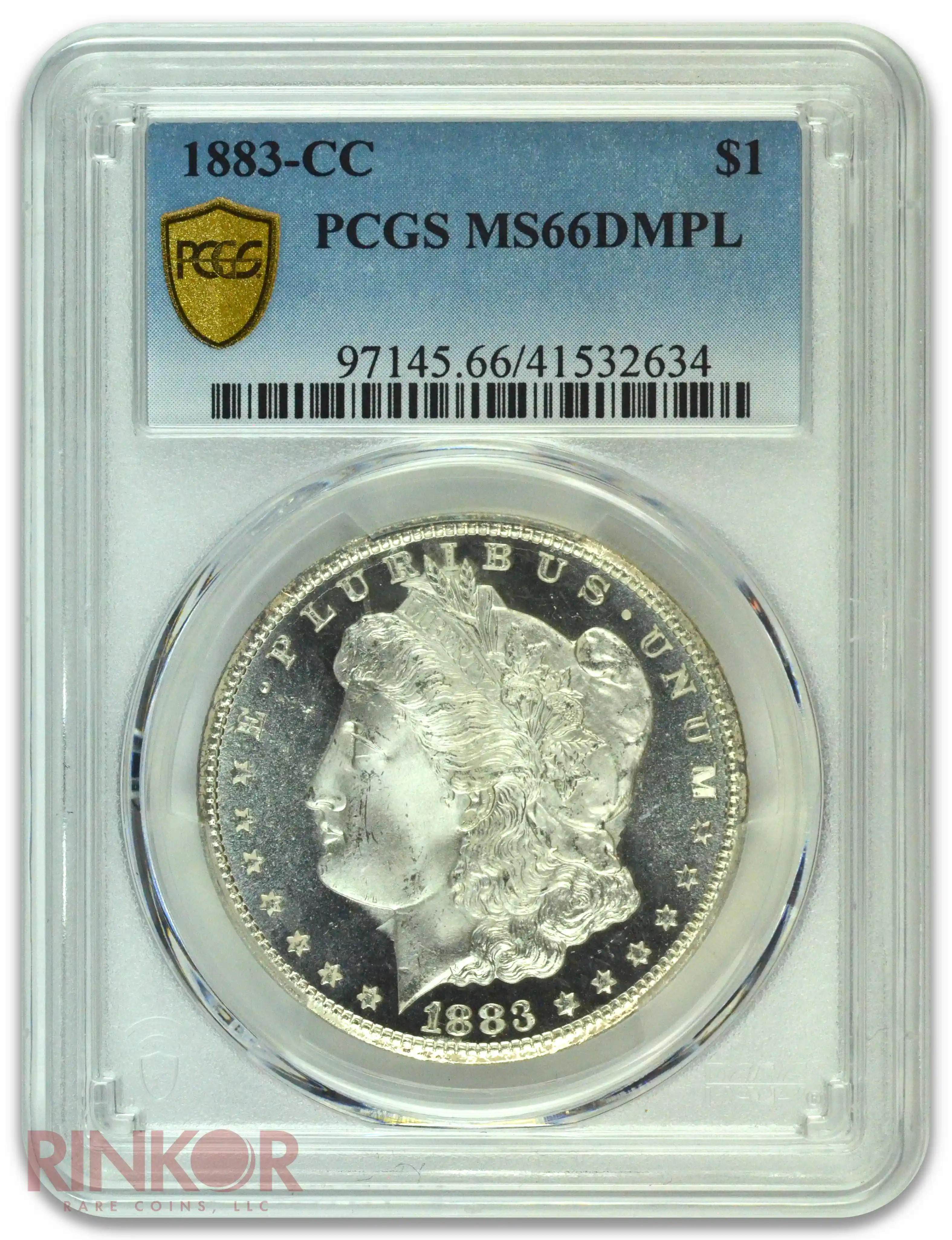 1883-CC $1 Morgan Dollar PCGS MS 66 DMPL