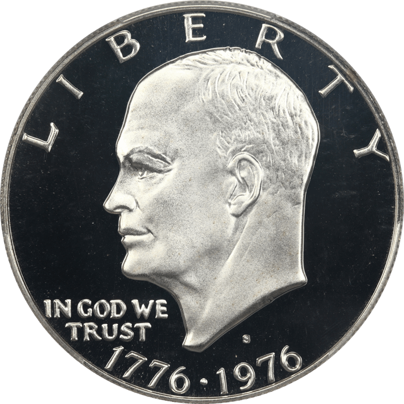 1976-S Eisenhower Silver Dollar Proof, PCGS PR70DCAM - So Perfect 