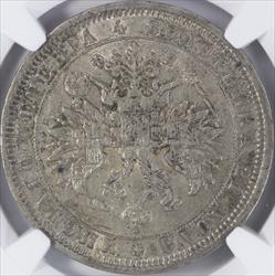 1882 Russia Rouble NGC AU53 