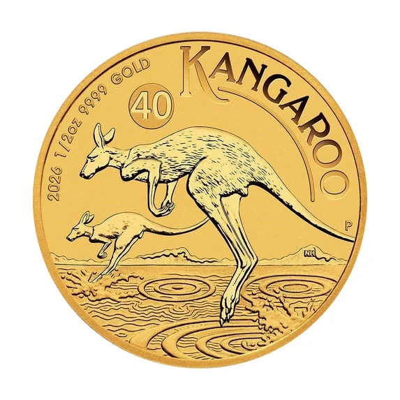2026 1 oz Australian Kangaroo Gold Coin image 1