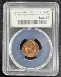 1973-D Lincoln Memorial PCGS RD 65+