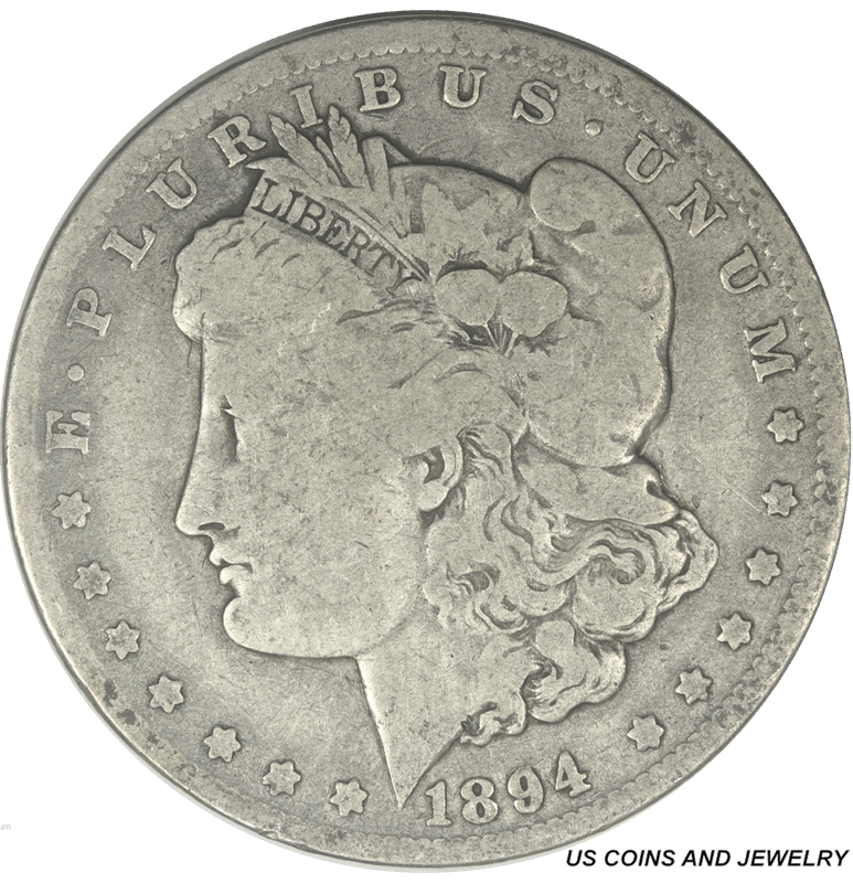 1894-O Morgan Silver Dollar Circulated VF